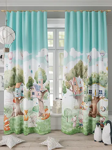 Шторы бирюзового цвета для детской - Страница 4 9941145 - 2