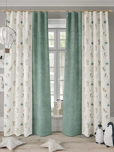 Шторы бирюзового цвета для детской - Страница 3 9941173 - 2