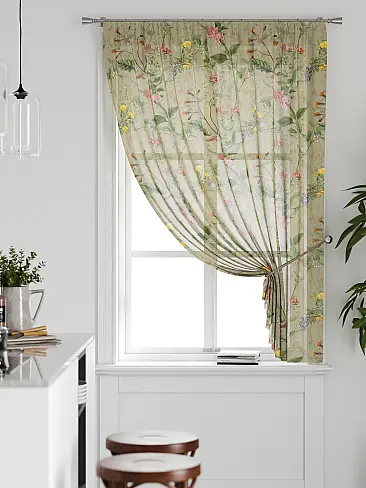 Шторы зеленого цвета высотой 170 см в Липецке - Страница 7 71591117 - 2