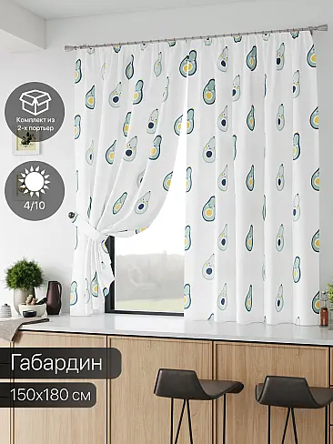 Шторы молочного цвета в Краснодаре 9587096 - 2