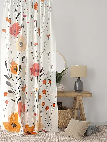 Шторы оранжевого цвета для зала в Уфе - Страница 5 71582003 - 2