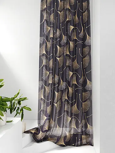 Шторы лилового цвета для зала 71589062 - 2