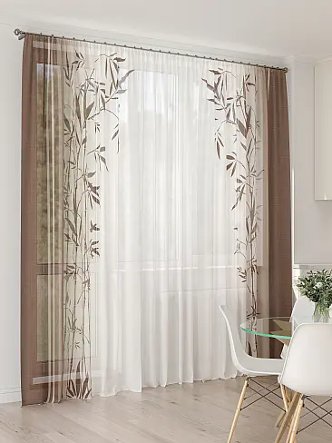 Тюль для зала коричневого цвета - Страница 5 4994006 - 2