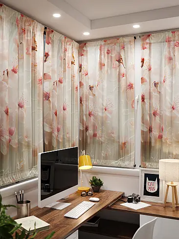 Шторы из тюля вуали дешевые в Ярославле 71764134 - 5