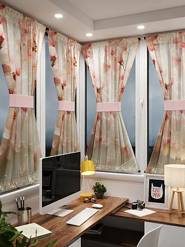 Шторы из тюля вуали дешевые в Ярославле 71764134 - 3