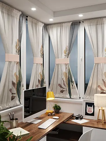 Шторы из тюля вуали дешевые в Томске 71764117 - 3