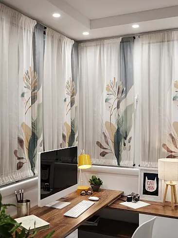 Шторы из тюля вуали дешевые в Томске 71764117 - 5