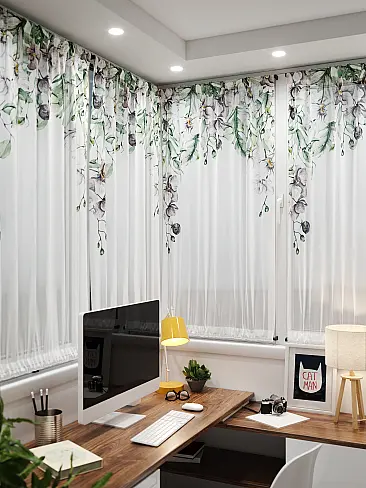 Шторы из тюля вуали дешевые в Томске 71764012 - 5