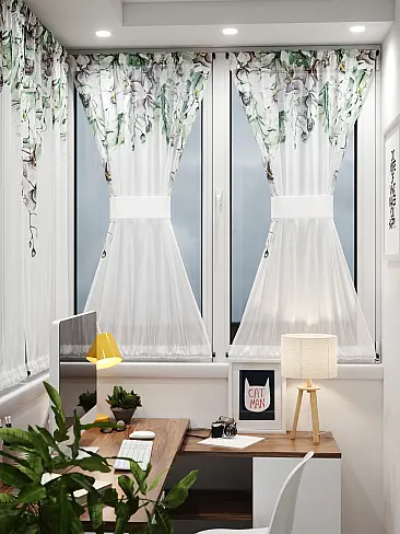 Шторы из тюля вуали дешевые в Томске 71764012 - 9