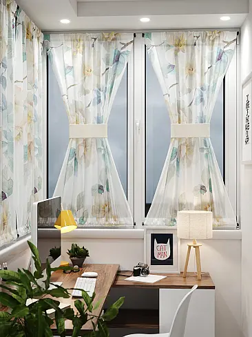 Шторы из тюля вуали дешевые в Томске 71764018 - 9