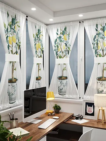 Шторы на балконную дверь в Волгограде 71764023 - 3