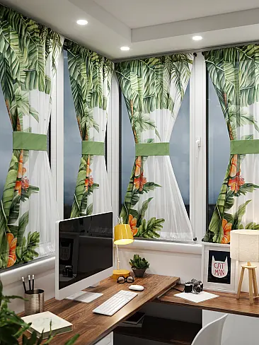 Шторы на балконную дверь в Волгограде 71764039 - 3