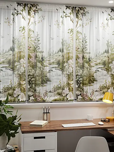 Шторы из тюля вуали дешевые в Томске - Страница 5 71764036 - 8