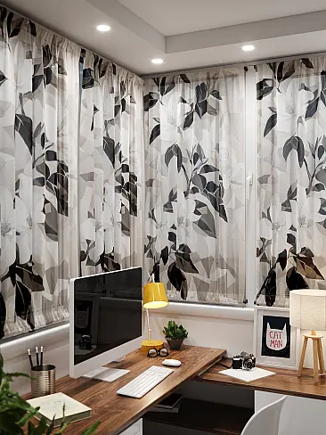 Шторы вуаль с мелким рисунком в Екатеринбурге 71764043 - 5