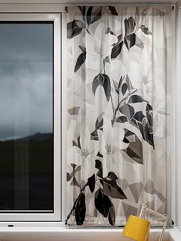 Шторы вуаль с мелким рисунком в Екатеринбурге 71764043 - 6