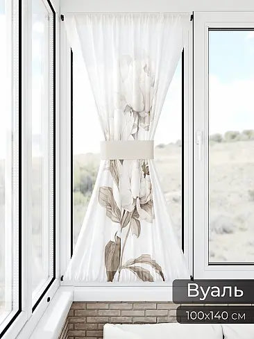 Шторы вуаль с мелким рисунком в Екатеринбурге 71764044 - 12