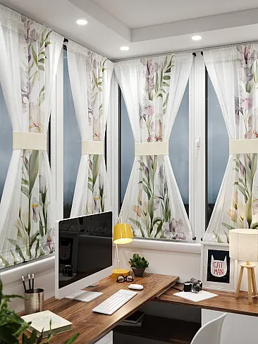 Шторы вуаль с мелким рисунком в Балашихе - Страница 2 71764054 - 3