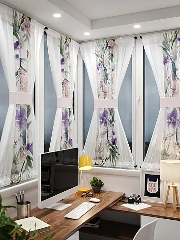 Шторы на балконную дверь в Волгограде 71764055 - 3