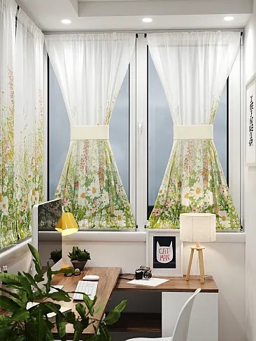 Шторы из тюля вуали дешевые в Томске 71764064 - 9