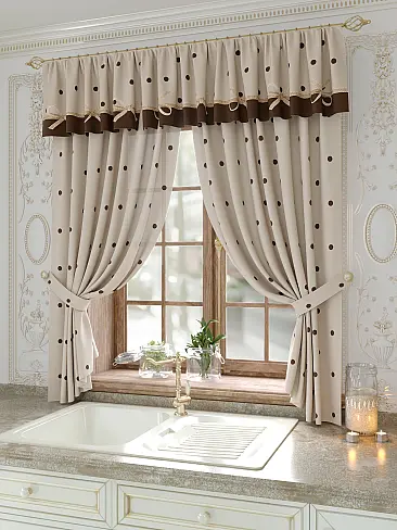 Шторы короткие в горошек - Страница 5 9934109160 - 2