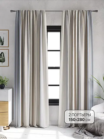 Шторы серого цвета для гостиной - Страница 10 9555024280 - 2