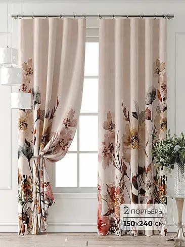 Шторы цвета марсалы для спальни - Страница 3 9521800 - 2