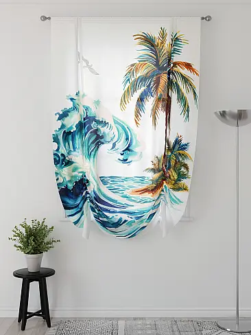 Тюль вуаль радуга в Рязани 71514185 - 2