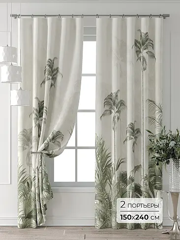 Шторы из тюля с рисунком деревьев - Страница 4 9709367240 - 2