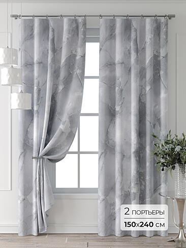 Шторы с текстильным рисунком в Челябинске 9709400240