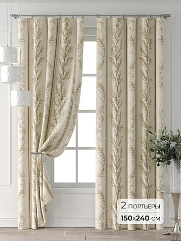 Шторы кремового цвета в Саратове 9709406240