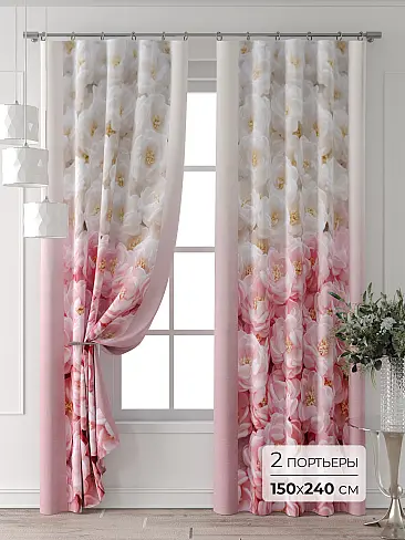 Шторы льняного цвета в Владивостоке 9709429240 - 2