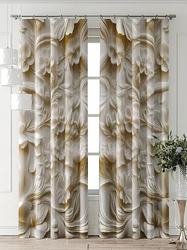 Шторы бежевого цвета для гостиной в Казани - Страница 6 9709467260 - 3