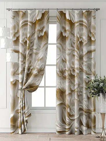 Шторы бежевого цвета для гостиной в Казани - Страница 6 9709467260 - 8