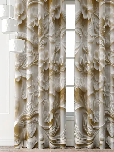 Шторы бежевого цвета для гостиной в Казани - Страница 6 9709467260 - 5