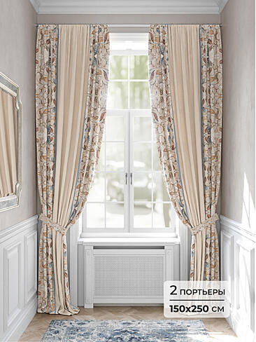 Комплекты штор в английском стиле в Екатеринбурге 9943214250