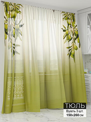 Тюль для кухни высотой 260 см в Ульяновске 4991153260