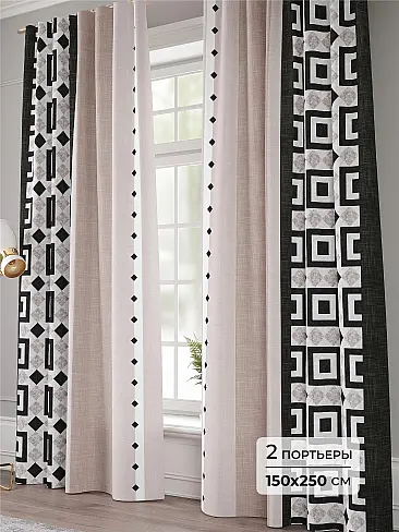 Шторы льняного цвета для гостиной в Владивостоке - Страница 223 9941210250 - 2