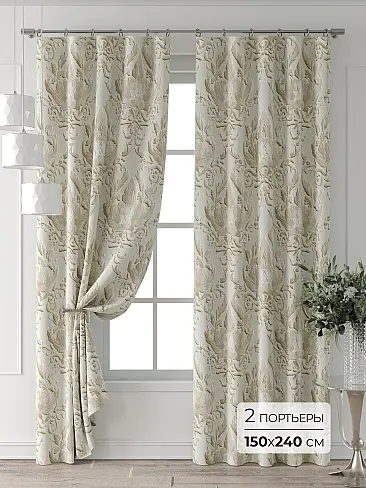 Шторы льняного цвета в Владивостоке 9709632240 - 2