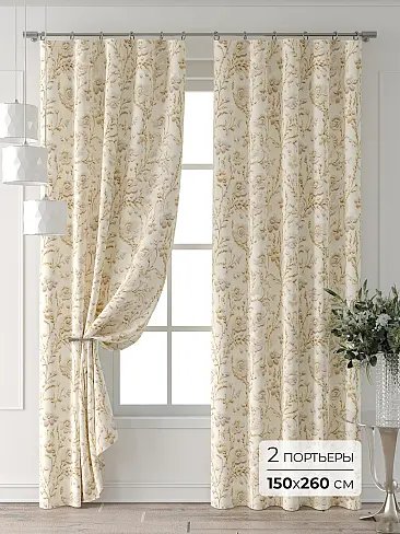 Шторы льняного цвета в Владивостоке 9709731260 - 2