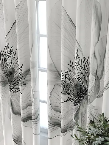 Шторы в японском стиле для гостиной - Страница 4 9713040260 - 4