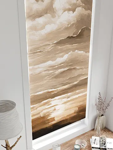 Шторы в японском стиле для балкона 17783569057 - 5