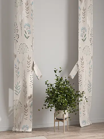 Шторы из тюля бежево серого цвета в Иркутске 73712259 - 8