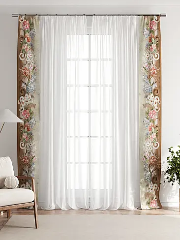 Шторы узкие японские 73712107 - 7