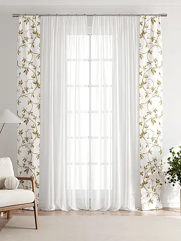 Шторы узкие японские 73712111 - 7