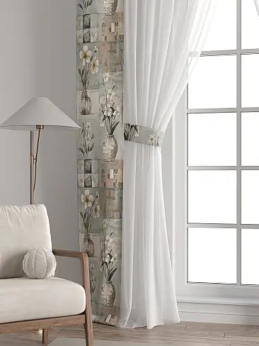 Шторы черного цвета для зала в Воронеже 72704314 - 7