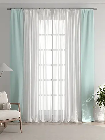 Шторы цвета тиффани для зала 72704317 - 8