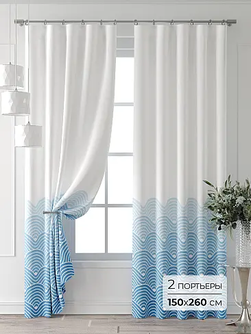 Шторы синего цвета для детской - Страница 5 9521945260 - 2