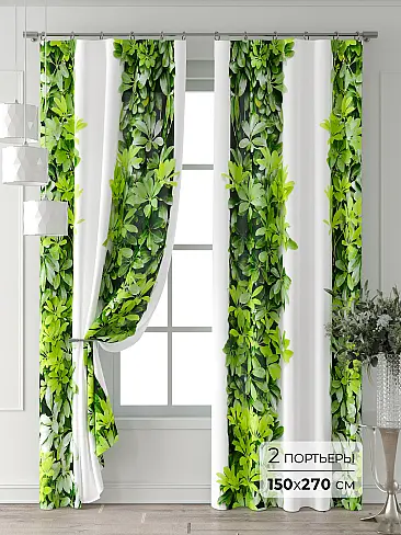 Шторы с текстильным рисунком в Челябинске 9709058270 - 2