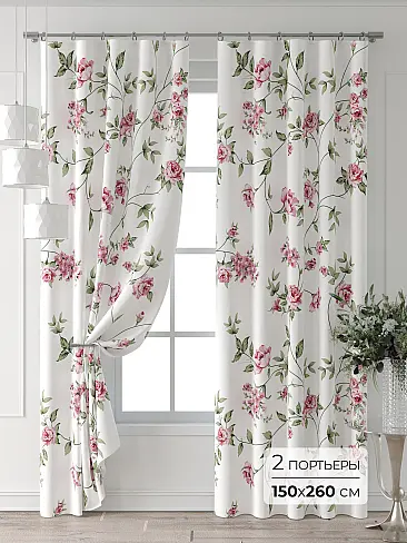 Шторы малинового цвета для детской 9709225260 - 2