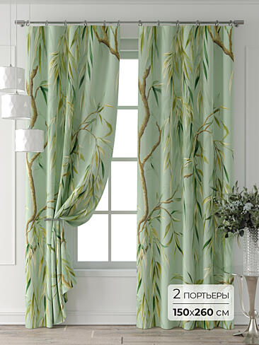 Шторы зеленого цвета для детской - Страница 2 9709222260